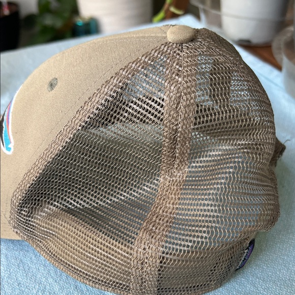 Patagonia Brown Trucker Hat with Fish Logo - Picture 5 of 9